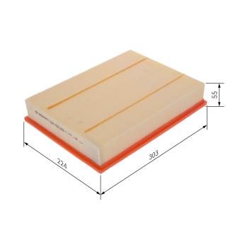 Filtre à air BOSCH F 026 400 099 pour LAND ROVER RANGE ROVER SPORT 3.0 D 4x4 - 256cv