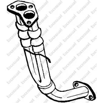 Tuyau d'échappement BOSAL [713-373]