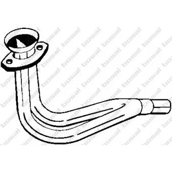 Tuyau d'échappement BOSAL 736-131