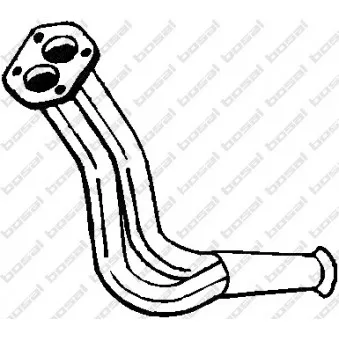 Tuyau d'échappement BOSAL [736-991]