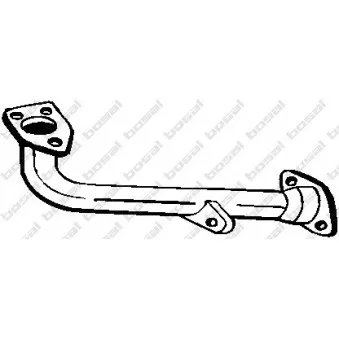 Tuyau d'échappement BOSAL [737-123]