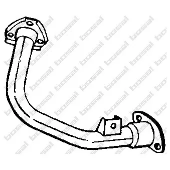 Tuyau d'échappement BOSAL [737-555]