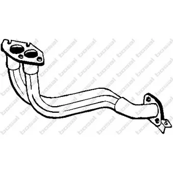 Tuyau d'échappement BOSAL OEM 90325576
