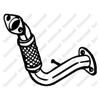 Tuyau d'échappement BOSAL OEM 286103E310