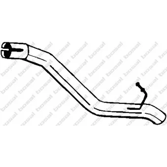 Tuyau d'échappement BOSAL 751-387 pour FORD FOCUS 1.8 TDCi - 115cv