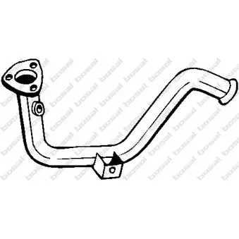 Tuyau d'échappement BOSAL OEM 1705FP