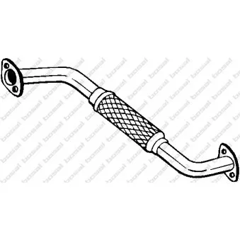 Tuyau d'échappement BOSAL 753-803