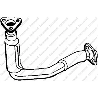 Tuyau d'échappement BOSAL OEM B3D740500