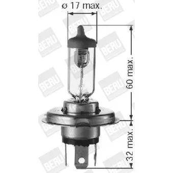 Ampoule, projecteur principal BERU [112606]