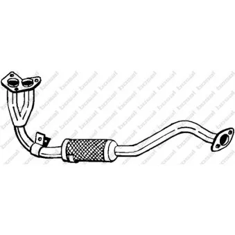 Tuyau d'échappement BOSAL 787-893