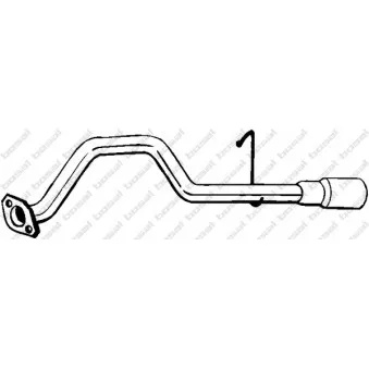 Tuyau d'échappement BOSAL 790-101