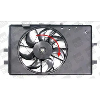 BERU LE724 - Ventilateur, refroidissement du moteur