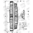 Embrayage, ventilateur de radiateur BERU [LK006]