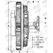 BERU LK017 - Embrayage, ventilateur de radiateur