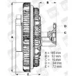 Embrayage, ventilateur de radiateur BERU [LK041]