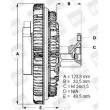 Embrayage, ventilateur de radiateur BERU [LK091]