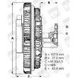 Embrayage, ventilateur de radiateur BERU [LK099]