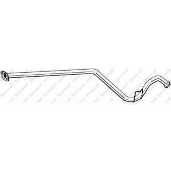 Tuyau d'échappement BOSAL 816-155 Tuyau d'échappement BOSAL 816-155