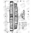 Embrayage, ventilateur de radiateur BERU [LK113]