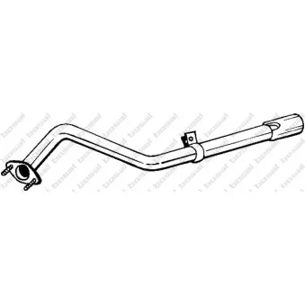 Tuyau d'échappement BOSAL [821-205]