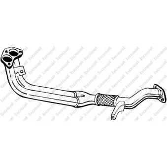 Tuyau d'échappement BOSAL OEM 2860028000