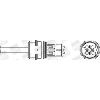 Sonde lambda BERU OEM A0015407517