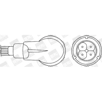 Sonde lambda BERU OZH018 pour MERCEDES-BENZ CLASSE C C 36 AMG - 280cv