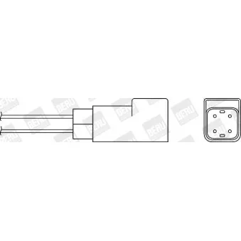 Sonde lambda BERU OZH020 pour FORD TRANSIT 2.0 i - 98cv