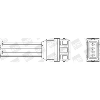 Sonde lambda BERU OEM 30814907