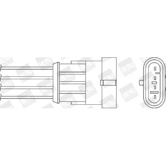 Sonde lambda BERU OEM 46452598