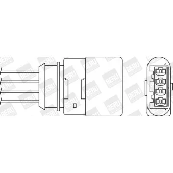 Sonde lambda BERU OEM 06A906265E