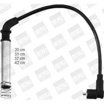 Kit de câbles d'allumage BERU OEM 1319063
