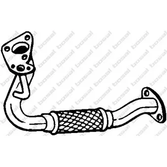 Tuyau d'échappement BOSAL OEM B35240500B