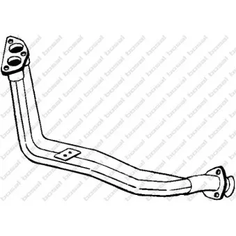 Tuyau d'échappement BOSAL [831-925]