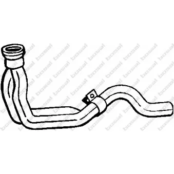 Tuyau d'échappement BOSAL 833-303 pour VOLKSWAGEN GOLF 1.3 - 54cv