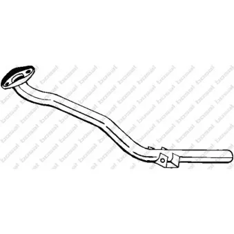 Tuyau d'échappement BOSAL 834-967