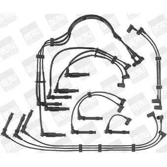 Kit de câbles d'allumage BERU ZE751