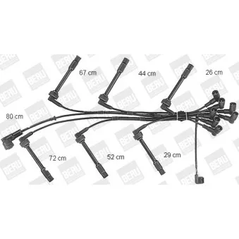 Kit de câbles d'allumage BERU [ZE760]