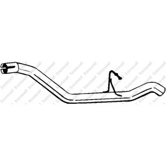 Tuyau d'échappement BOSAL 840-115 pour FORD FOCUS 1.8 Turbo DI / TDDi - 90cv