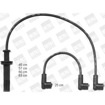 Kit de câbles d'allumage BERU ZEF1028
