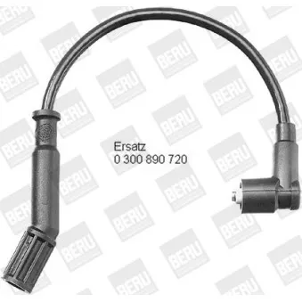 BERU ZEF1132 - Kit de câbles d'allumage