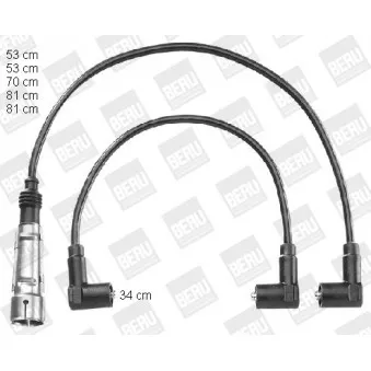 Kit de câbles d'allumage BERU [ZEF1218]