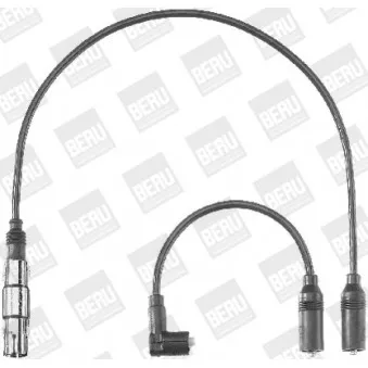 BERU ZEF1223 - Kit de câbles d'allumage