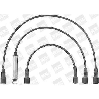 Kit de câbles d'allumage BERU OEM 1612485