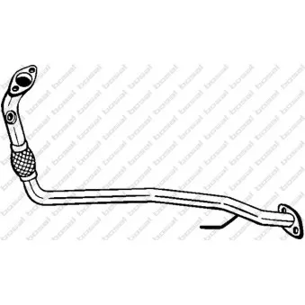 Tuyau d'échappement BOSAL OEM 1740274020