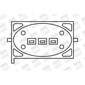 Bobine d'allumage BERU OEM 1018139
