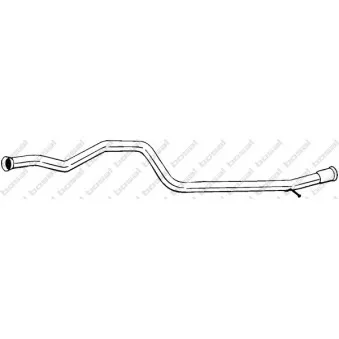 Tuyau d'échappement BOSAL 878-001