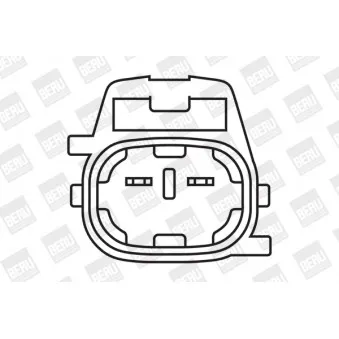 Bobine d'allumage BERU OEM 56028172
