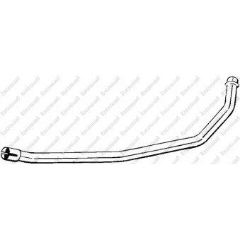 Tuyau d'échappement BOSAL 884-015