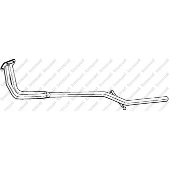Tuyau d'échappement BOSAL OEM 7558310
